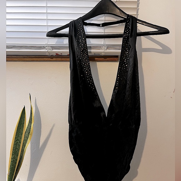 La Senza Bodysuit Lingerie Sparkly Top - Picture 2 of 6